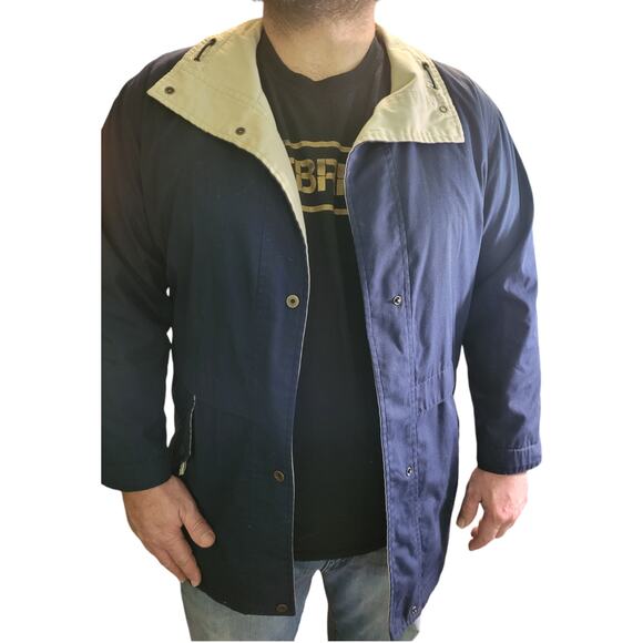 Vintage 80s IZ Sport Lightweight Jacket Men's Medium Blokecore Retro Minimalist - Picture 1 of 10